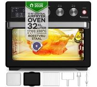 TurboTronic AF32DRD - Four à air chaud XXL & mini four 32 L - 12 programmes - 25 à 230 °C - Noir