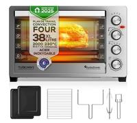 TurboTronic EVS38 - Four électrique 38 L - Four de table chaleur tournante - Mini four - 2000 W - 230°C