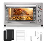 TurboTronic EVS60 - Four électrique 60 L - Four de table chaleur tournante - Mini four - 2500W - 230°C