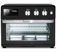 TurboTronic Four à Friteuse à Air, Horno de Aire Caliente Digital XXL 32L con Asador, 5 en 1 Mini Horno y Airfryer, Perfecto para Pollo, Deshidratador y Freidora sin Aceite