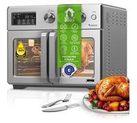 Turbotronic Mini Four,Four À Air Chaud 4 En 1 Et Friteuse À Air Chaud,Version Xxl 32 L,Y Compris Tournebroche Et De Nombreux Acc
