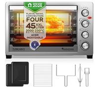 TurboTronic TT-EVS45 Four électrique à chaleur tournante 45 L 2000 W 230°C Acier inoxydable Argent