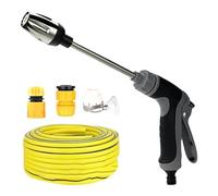 Turbowasher - Nettoyeur haute pression | Puissant nettoyeur de buse à jet haute pression | Nettoyeur de buse haute pression pour jardins extérieurs, cours, terrasses pour tuyau d'arrosage, 14,57x6,3 p