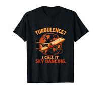 Turbulence I Call It Sky Dancing Wanderlust Carte Art T-Shirt