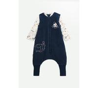 Petit Béguin - Turbulette d'hiver en velours avec pieds retroussables et manches amovibles Cirque d'automne