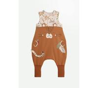 Turbulette Été Avec Pieds Retroussables Tango Marron 12/18M