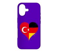 Turc Allemand ou Expatrié Turc Un Drapeau Allemagne Turquie Coque pour iPhone 17