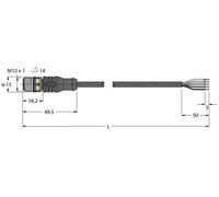 Turck 6629933 Câble de raccordement pour capteur/actionneur 2 m Nombre de pôles : 5 1 pièce