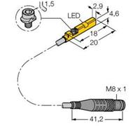 Turck Capteur de champ magnétique PNP BIM-UNR-AP6X-0,3-PSG3M