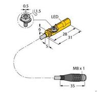 Turck Capteur de champ magnétique PNP BIM-UNT-AP7X-0 3-PSG3S