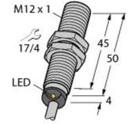 Turck Capteur inductif affleurant PNP, fermeture BI4-M12-AP6X