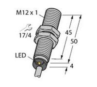 Turck Capteur inductif affleurant PNP, fermeture BI4-M12-AP6X