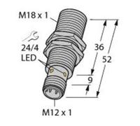 Turck Capteur inductif affleurant PNP, fermeture BI5-M18-AP6X-H1141