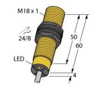 Turck Capteur inductif non affleurant PNP, fermeture NI12U-S18-AP6X