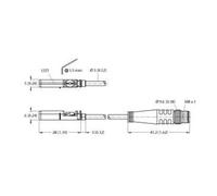 turck turck Capteur de champ magnétique BIMUNTAP6X0.3PSG3M pour vérin pneumatique Quantité:1