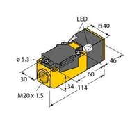 turck turck Capteur inductif NI20-CP40-VP4X2 20mm quadrangulaire plastique Quantité:1