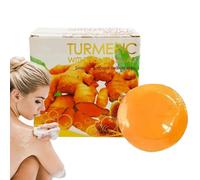 Turcuma Savon Curcuma Acné - Spots Dark Skin Lisse, Barre De Savwon À La Main Bar De Savon Pour Le Visage Et Le Corps - Lightner De Peau Anti-vieillissement, Même Le Ton Des Peaux - Absolument Pas