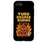 Turd Degree Burns Funny Spicy Food, Sauce piquante et Piment jalapenos Coque pour iPhone SE (2020) / 7/8