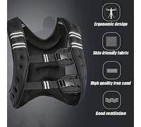 Turefans 10KG, Gilet Leste, Taille Ajustable, matériel de Mise à Niveau