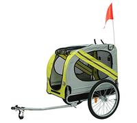 TureFans Remorque de Vélo pour Chien, Tissu Oxford imperméable, Charge maximale 40 kg, Pliable, 73 * 90 * 137 cm (QP225385_04)