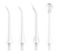TUREWELL 4 Pièces de Buses de Rechange Jet Dentaire Hydropulseur, Accessoires de Buse pour TH2C3 Hydropulseur Dentaire(Blanc)