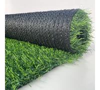 turfloid Tapis de gazon synthétique pour intérieur et extérieur, décoration d'intérieur, de jardin, de 2 cm, 0,6 x 2,4 m