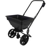 Turfmaster Épandeur rotatif à pousser 25 kg pour compost et sel de déneigement