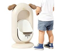 Turinoir de toilette pour - 11,8 x 7,8 dans un pot pour tout-petit, bol d'eau d'entraînement intérieur, design de grenouille mignon, fixation murale forte aspiration | Pot facile à nettoyer