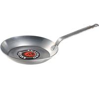 turk 66228 Poêle en fer, lourde 28 cm avec manche plat, argentée