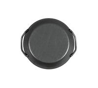 Turk Servierpfanne schmiedeeisern mit 2 Griffen Ø24cm mit extra hohem Rand sc...