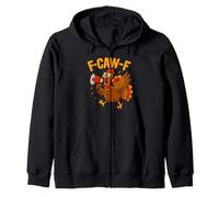 Turkey F-Caw-F Fcawf Funny Thanksgiving Adult Humor Sweat à Capuche