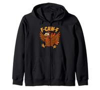 Turkey F-Caw-F Fcawf Funny Thanksgiving Adult Humor Sweat à Capuche