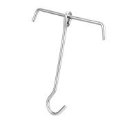 Turkey Fryer Hook - Stainless Steel Hanger, Secure Handling Poultry Racks, Heavy Duty Meat Lifting Tools, Deep Frying Cooking Accessories Outdoor Roasters - For Thanksgiving Restaurant Cookers