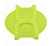 Turkey Lifter | Food Grade Silicone Heat Tolerant Mat - 40°F to 500°F | Non Stick Poultry Roast Lifter for Chicken/Turkey/BBQ | Dishwasher Safe & Easy Care (Green)