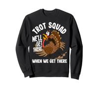 Turkey Trot Squad Costume de Course à Pied Amusant pour Thanksgiving Sweatshirt
