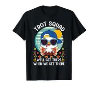 Turkey Trot Squad Costume de Course à Pied pour Thanksgiving T-Shirt Graphique avec Valeur, Homme, Noir, S