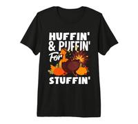 Turkey Trot Thanksgiving Run Huffin et macareux pour Farce T-Shirt Haut de Gamme