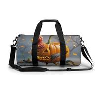 Turkey Trouble Sac de sport fourre-tout léger pour homme et femme, blanc, 45 cm/22,9 cm/22,9 cm, blanc, 17.7in/9in/9in