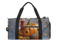 Turkey Trouble Sac de sport fourre-tout léger pour homme et femme, blanc, taille unique, blanc, Taille unique