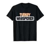 Turkey Whisperer - Amant drôle de Dinde T-Shirt Graphique avec Valeur, Homme, Noir, S