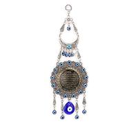Turkish Blue Evil Eye, Amulette Musulmane, bénédiction de Bonne Chance Tenture Murale pour la décoration Murale de Porte de Bureau à la Maison, Grand cadeauOrganiseurs de Bijoux