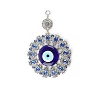 Turkish Blue Glass Evil Eye Wall Hanging Amulet 21x17.5cm