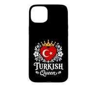 Turkish Queen Turkey Flag Proud Turkish Woman Coque pour iPhone 15 Plus