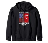 Turkish Roots Turkish American Hommes et Femmes Sweat à Capuche