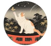 Turkish Van 1000 Pièces Puzzles Convient Aux Adultes Aux Enfants Animals Puzzle Circulaire Décoration Pour Enfants Cadeau Jeu D'Intelligence Puzzle Bricolage Pour Décoration D’intérieur 1000pcs (67.5x