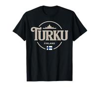 Turku Finlande City Travel Nordic Destination T-Shirt