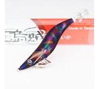 Turlutte Rui squid jig THE SUPERMAN RED TURN BLUE RAINBOW BELLY