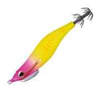 Turlutte Squid Seeker Dropper 2.5 #03 Rose/Jaune V-rt Lumineux