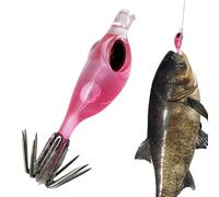 Turluttes À Calamars Jig Pour Poulpe À Lente De 4 Cm | Leurre de pêche Pour Pêcheur Bar Mer Bateau Bord Quai Rivière Lac Calamar Eging Slow Jigging Lancer Du Bord En Eau Douce