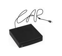 Turmegtt Lecteur CD pour Voiture, Ordinateur, Télévision, avec avec USB 2.0, Lecteur DVD Externe Portable Universel, Ordinateur, Externe TV, Compatible avec La Radio De Voiture Android(Noir)